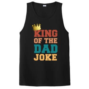 King Of The Dad Joke King Bad Dad Jokes Funny Fathers Day Great Gift PosiCharge Competitor Tank