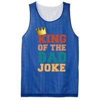 King Of The Dad Joke King Bad Dad Jokes Funny Fathers Day Great Gift Mesh Reversible Basketball Jersey Tank