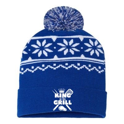 King Of The Grill Gift USA-Made Snowflake Beanie