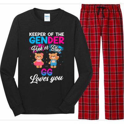 Keeper Of The Gender Pink Or Blue GG Loves You Reveal Long Sleeve Pajama Set