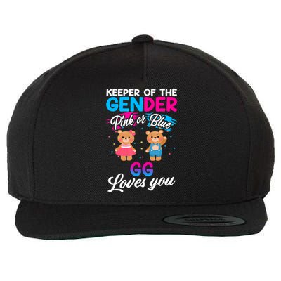 Keeper Of The Gender Pink Or Blue GG Loves You Reveal Wool Snapback Cap