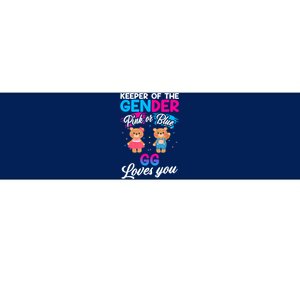 Keeper Of The Gender Pink Or Blue GG Loves You Reveal Bumper Sticker