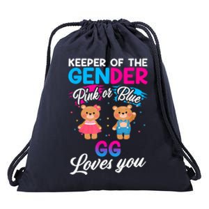 Keeper Of The Gender Pink Or Blue GG Loves You Reveal Drawstring Bag