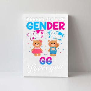 Keeper Of The Gender Pink Or Blue GG Loves You Reveal Canvas