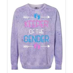 Keeper Of The Gender Colorblast Crewneck Sweatshirt