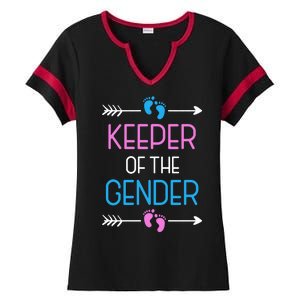 Keeper Of The Gender Ladies Halftime Notch Neck Tee