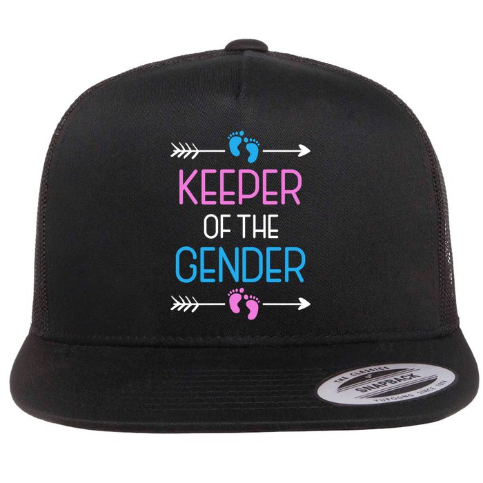 Keeper Of The Gender Flat Bill Trucker Hat