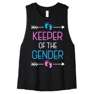 Keeper Of The Gender Women's Racerback Cropped Tank