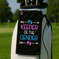 Keeper Of The Gender Golf Towel