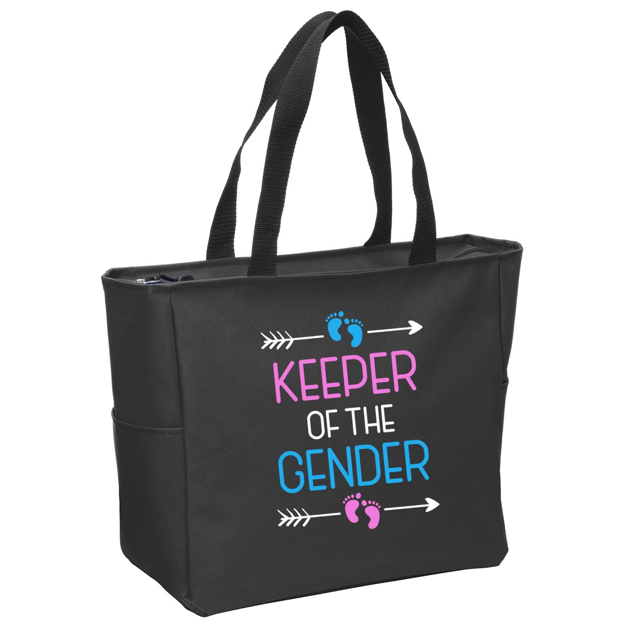 Keeper Of The Gender Zip Tote Bag