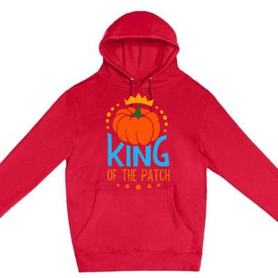 KING OF THE PATCH Pumpkin Patch Fall Autumn Season Premium Pullover Hoodie