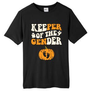 Keeper Of The Gender Reveal Baby Announcement Halloween Tall Fusion ChromaSoft Performance T-Shirt