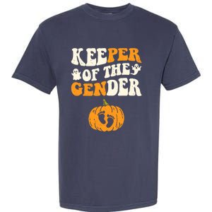 Keeper Of The Gender Reveal Baby Announcement Halloween Garment-Dyed Heavyweight T-Shirt