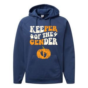 Keeper Of The Gender Reveal Baby Announcement Halloween Performance Fleece Hoodie