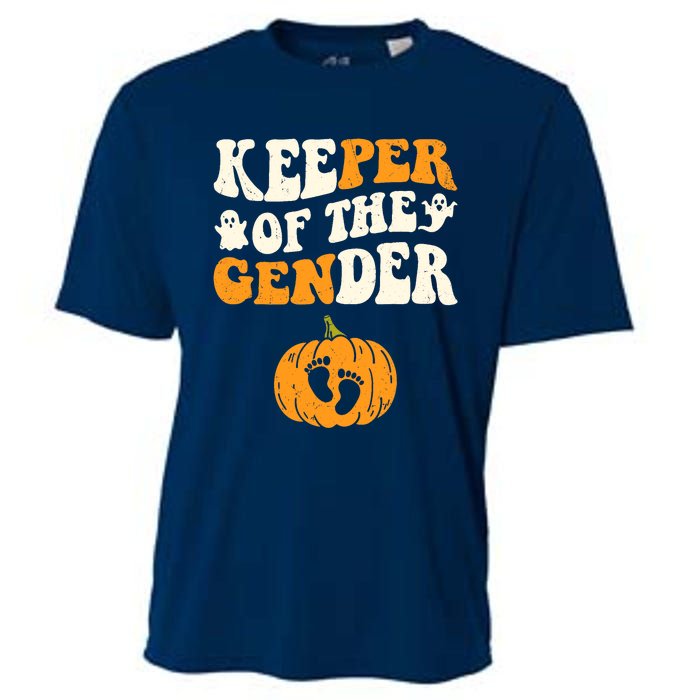 Keeper Of The Gender Reveal Baby Announcement Halloween Cooling Performance Crew T-Shirt