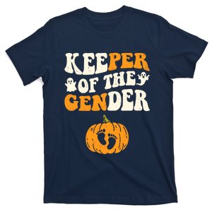 Keeper Of The Gender Reveal Baby Announcement Halloween T-Shirt