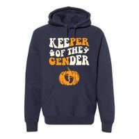 Keeper Of The Gender Reveal Baby Announcement Halloween Premium Hoodie