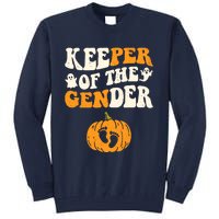 Keeper Of The Gender Reveal Baby Announcement Halloween Tall Sweatshirt