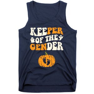 Keeper Of The Gender Reveal Baby Announcement Halloween Tank Top