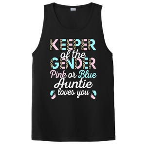 Keeper Of The Gender Auntie Loves You Baby Shower Aunt PosiCharge Competitor Tank