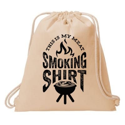 King Of The Grill Bbq Meat Eater Grilling Gift For Men Dads Drawstring Bag
