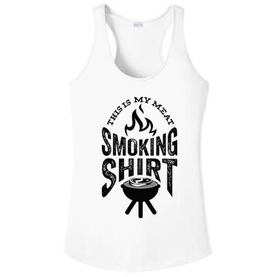 King Of The Grill Bbq Meat Eater Grilling Gift For Men Dads Ladies PosiCharge Competitor Racerback Tank