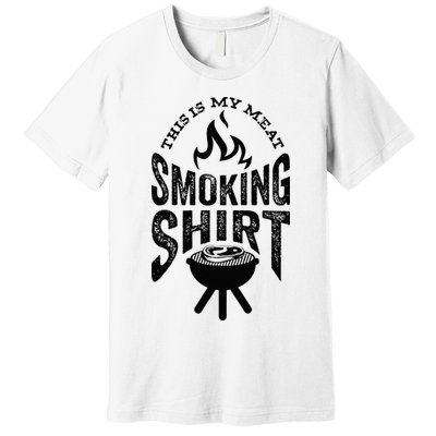 King Of The Grill Bbq Meat Eater Grilling Gift For Men Dads Premium T-Shirt