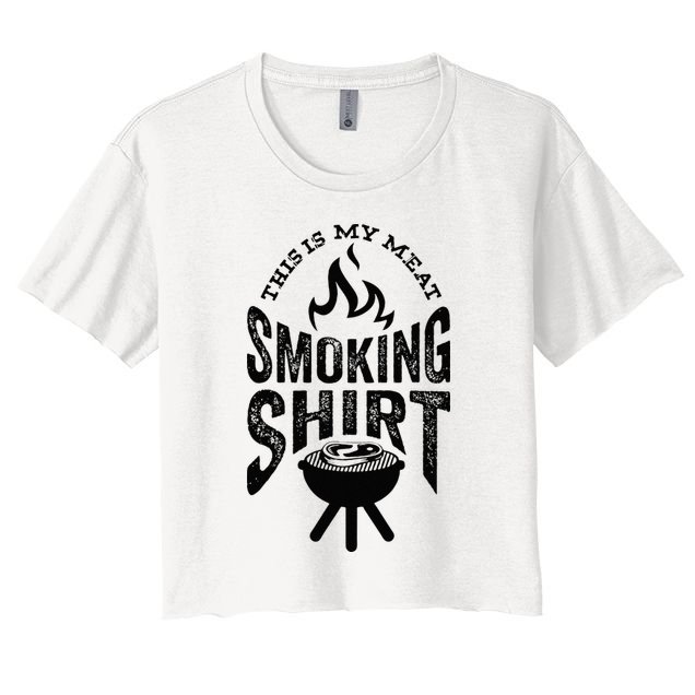 King Of The Grill Bbq Meat Eater Grilling Gift For Men Dads Crop Top