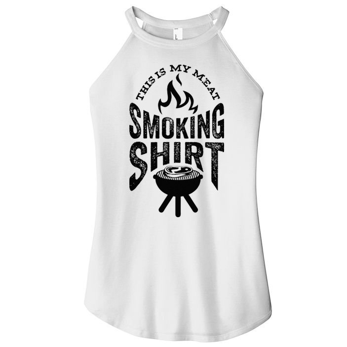 King Of The Grill Bbq Meat Eater Grilling Gift For Men Dads Women's Perfect Tri Rocker Tank