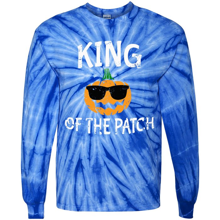 King Of The Patch Funny Halloween Costume Tie-Dye Long Sleeve Shirt