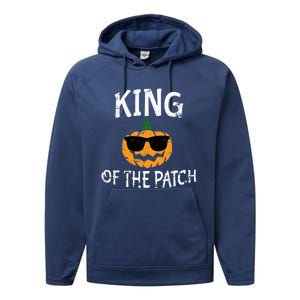 King Of The Patch Funny Halloween Costume Performance Fleece Hoodie