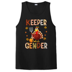 Keeper of the Gender Funny Thanksgiving Turkey Gender Reveal PosiCharge Competitor Tank