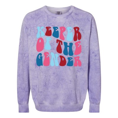 Keeper Of The Gender Colorblast Crewneck Sweatshirt