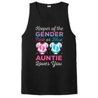 Keeper Of The Gender Auntie Loves You Baby Announcement Aunt PosiCharge Competitor Tank