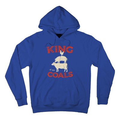 King Of The Coals Funny Saying Joke Barbecue Dad Grandpa Gift Hoodie