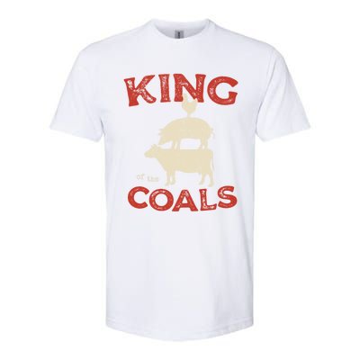 King Of The Coals Funny Saying Joke Barbecue Dad Grandpa Gift Softstyle CVC T-Shirt