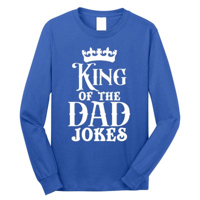 King Of The Dad Jokes Funny Dad Daddy Dad Jokes Father’s Day Gift Long Sleeve Shirt