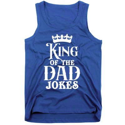 King Of The Dad Jokes Funny Dad Daddy Dad Jokes Father’s Day Gift Tank Top