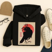 King Of The Corvids For Fans Of Crows And Hoodie