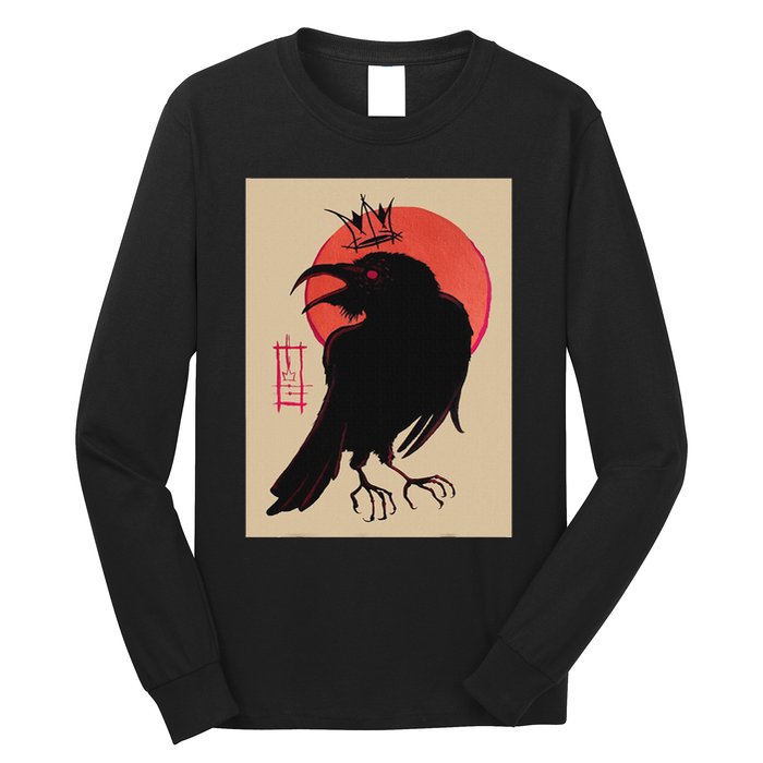 King Of The Corvids For Fans Of Crows And Long Sleeve Shirt