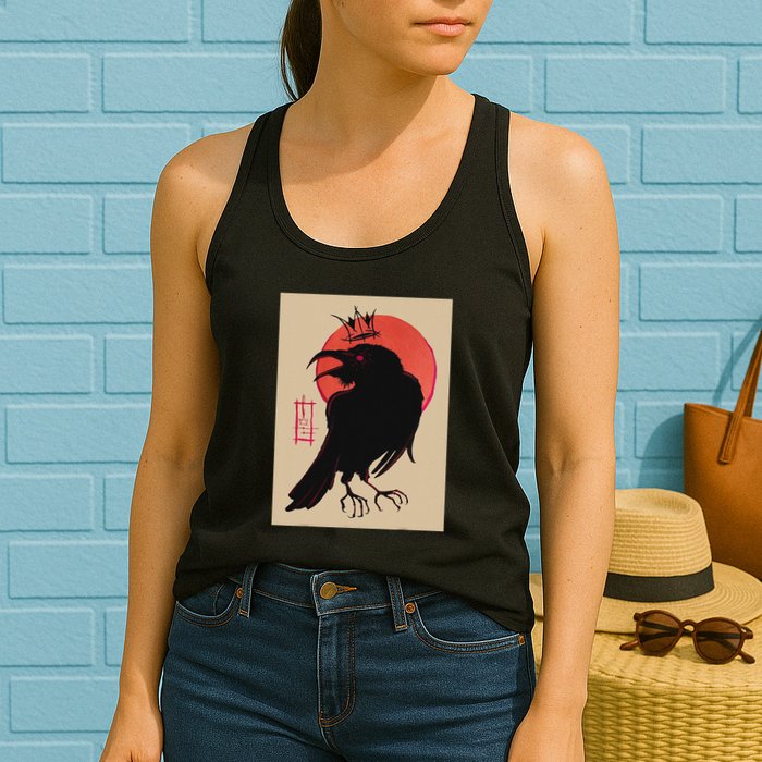 King Of The Corvids For Fans Of Crows And Womens Tank Top