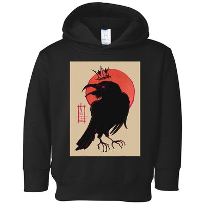 King Of The Corvids For Fans Of Crows And Toddler Hoodie