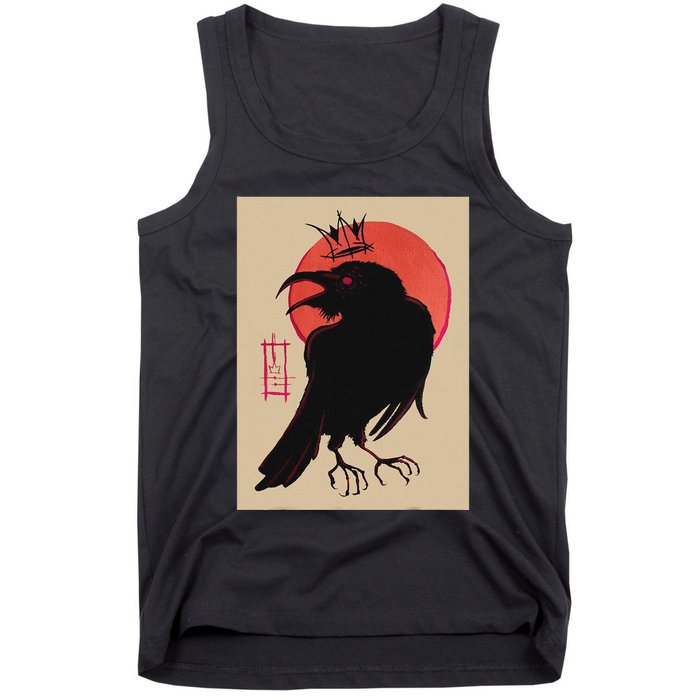 King Of The Corvids For Fans Of Crows And Tank Top