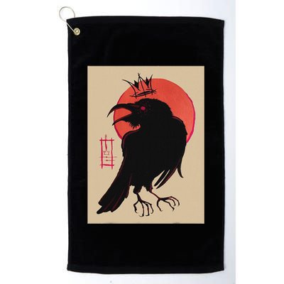 King Of The Corvids For Fans Of Crows And Golf Towel