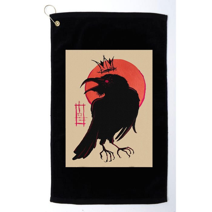 King Of The Corvids For Fans Of Crows And Golf Towel