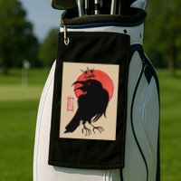 King Of The Corvids For Fans Of Crows And Golf Towel