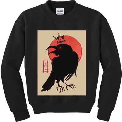 King Of The Corvids For Fans Of Crows And Kids Sweatshirt