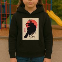 King Of The Corvids For Fans Of Crows And Kids Hoodie