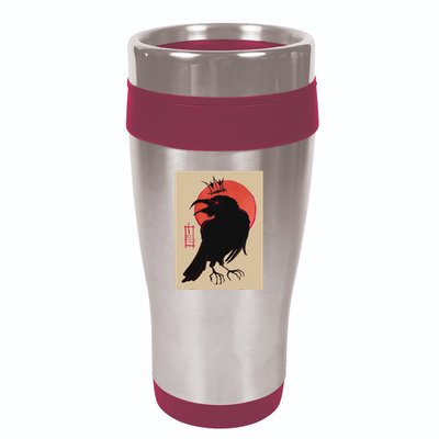 King Of The Corvids For Fans Of Crows And 16oz Travel Tumbler