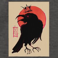 King Of The Corvids For Fans Of Crows And Vector Backpack